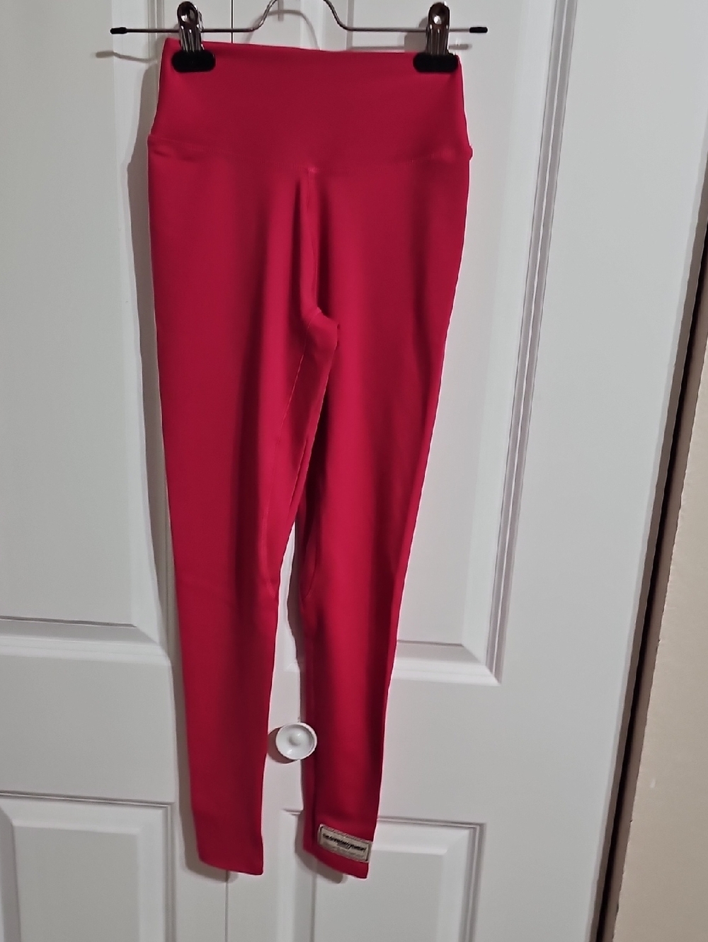The Givingmovement,High-Rise Red Performance Leggings